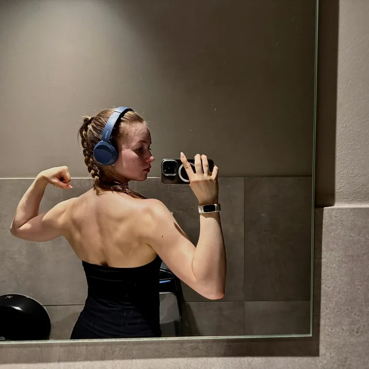 Transformationsbild nach fünf Monaten Training